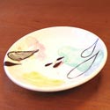 Lollipop Pottery plate featured at Mackerel Sky Gallery of Contemporary Craft