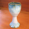 Sunset Canyon goblet featured at Mackerel Sky Gallery of Contemporary Craft