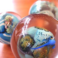 Josh Simpson glass featured at Mackerel Sky Gallery of Contemporary Craft