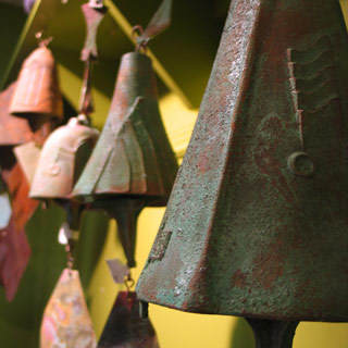 Bells and chimes featured at Mackerel Sky Gallery of Contemporary Craft