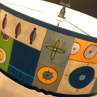 Lamps featured at Mackerel Sky Gallery of Contemporary Craft