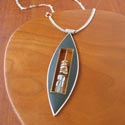 Necklace by Jeweler Eileen Sutton featured at Mackerel Sky Gallery of Contemporary Craft