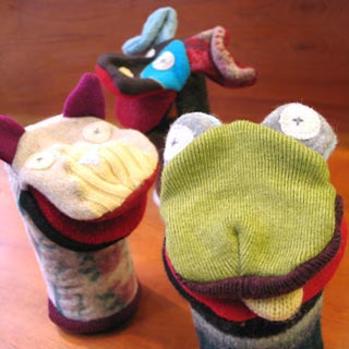 Cate & Levi puppets featured at Mackerel Sky Gallery of Contemporary Craft
