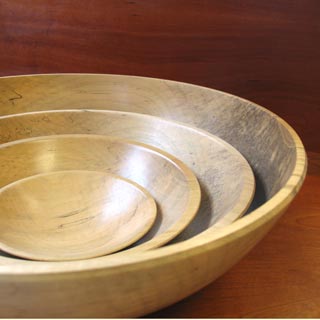 Gary Rednour wooden bowls featured at Mackerel Sky Gallery of Contemporary Craft